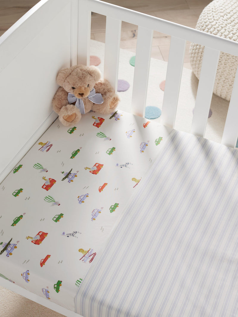 John Lewis cot sheets pack of 2 multi (British brand)