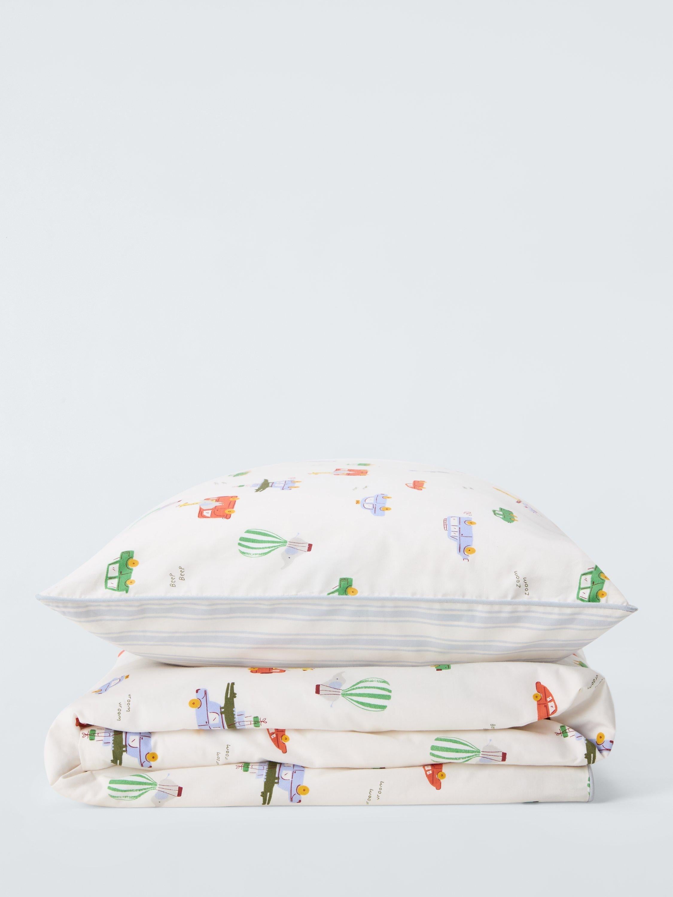 John Lewis Discovery Transport cot duvet cover set (British brand)