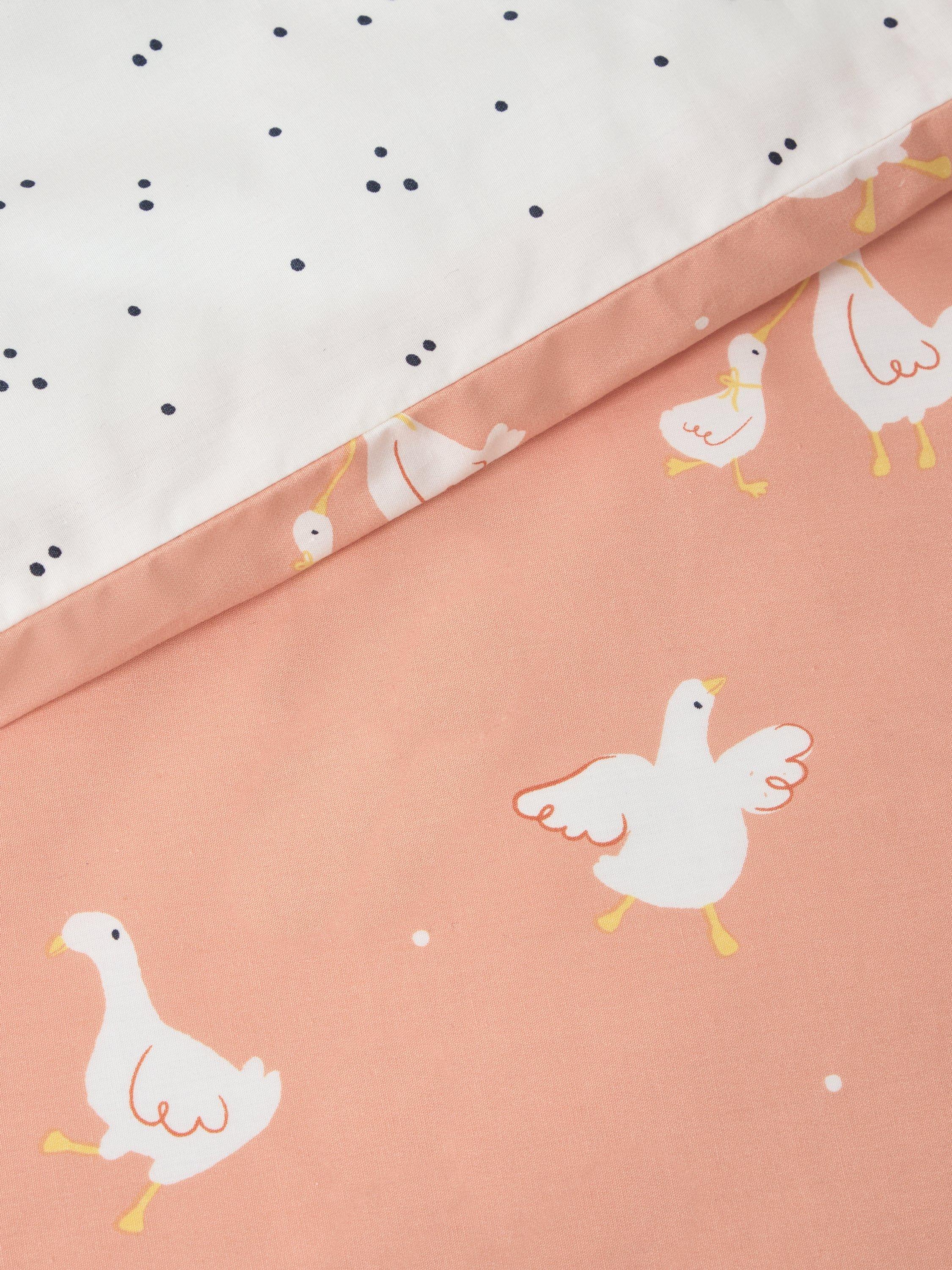 John Lewis Wander Goose reversible cot duvet cover set, UK version