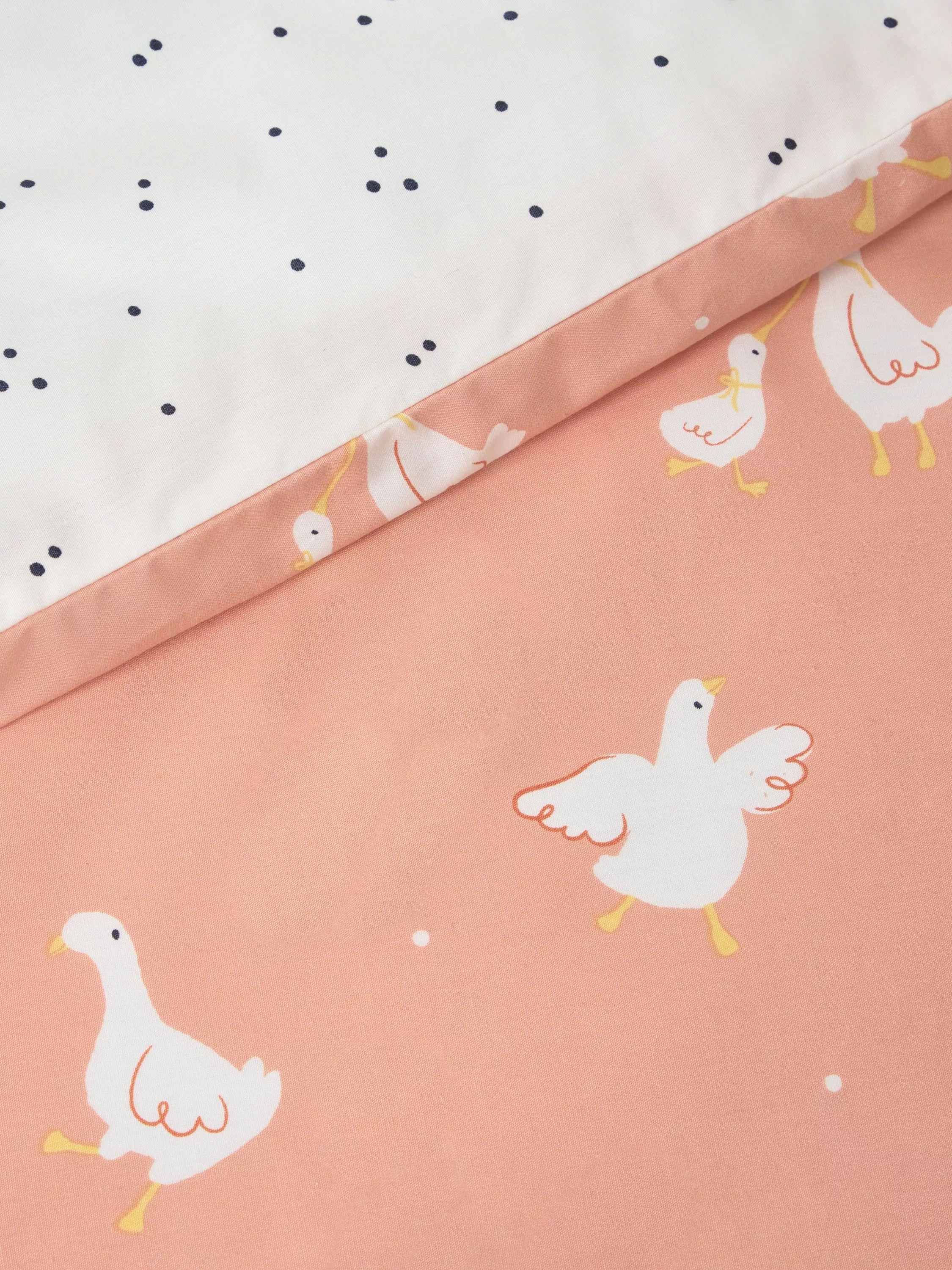 John Lewis Wander Goose cotbed duvet cover set, imported from the UK