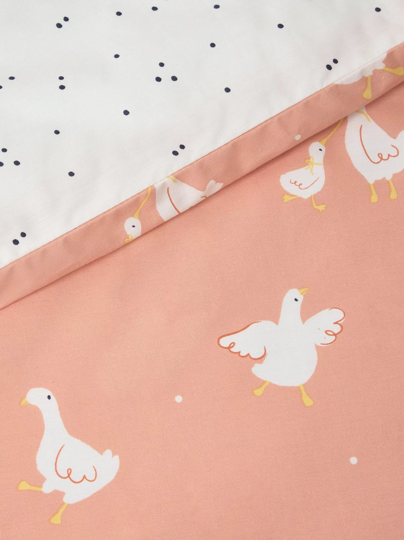 John Lewis Wander Goose cotbed duvet cover set, imported from the UK