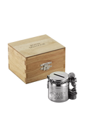 Royal Selangor pewter teddy money box in wooden gift box, imported from the UK