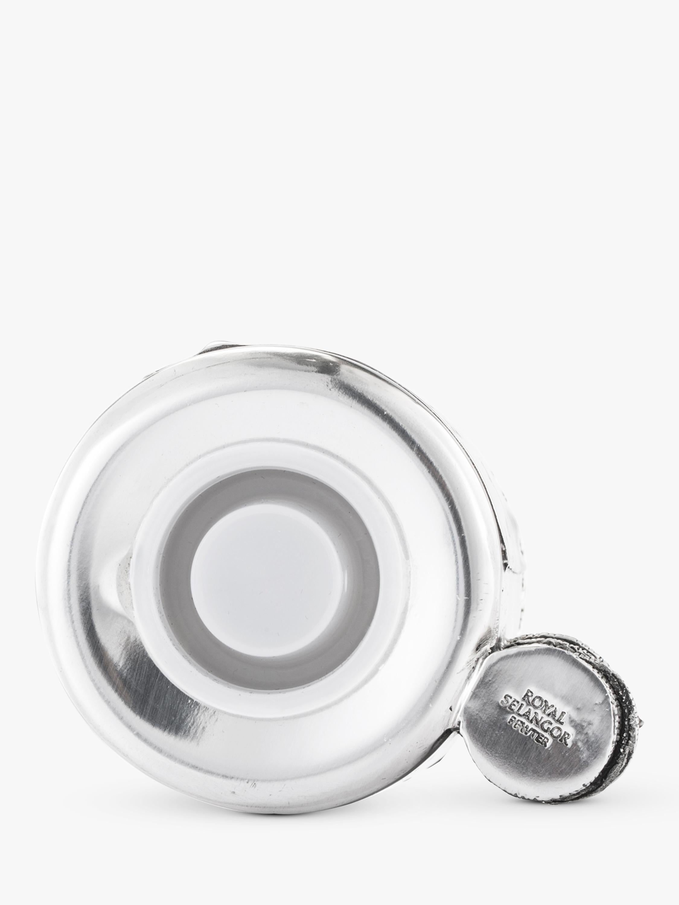 Royal Selangor pewter teddy money box in wooden gift box, imported from the UK