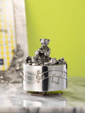 Royal Selangor pewter Woodland Friends music box, imported from the UK