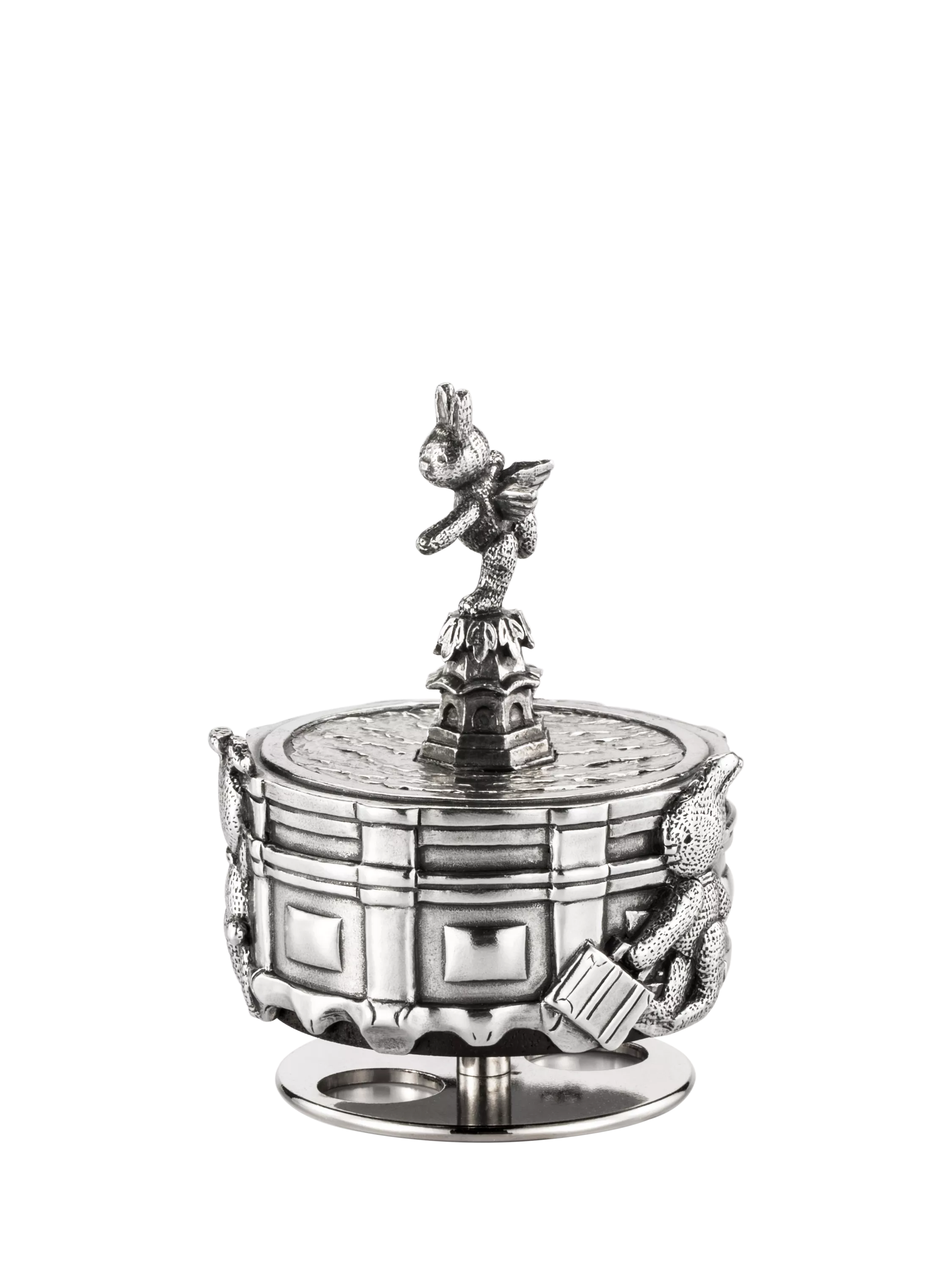 Royal Selangor pewter carousel Piccadilly Circus bunny 9.5cm - British product
