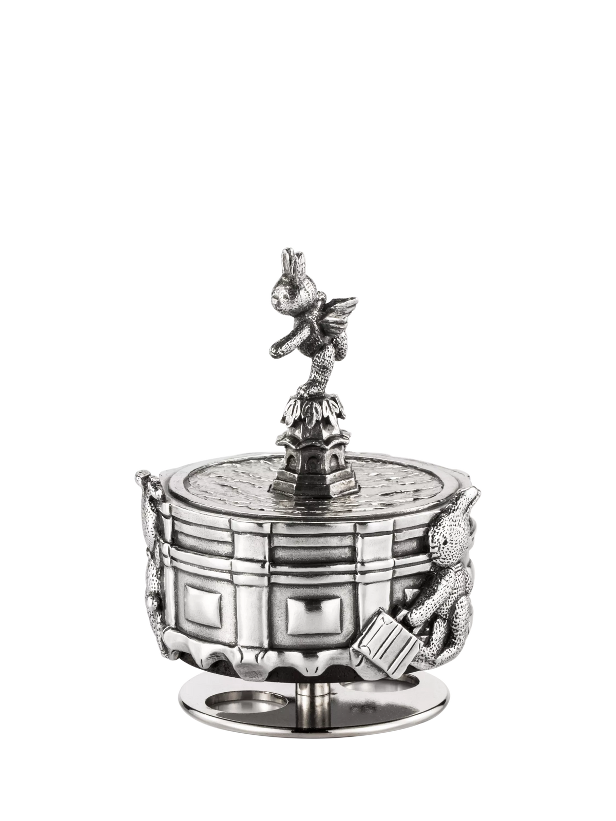 Royal Selangor pewter carousel Piccadilly Circus bunny 9.5cm - British product