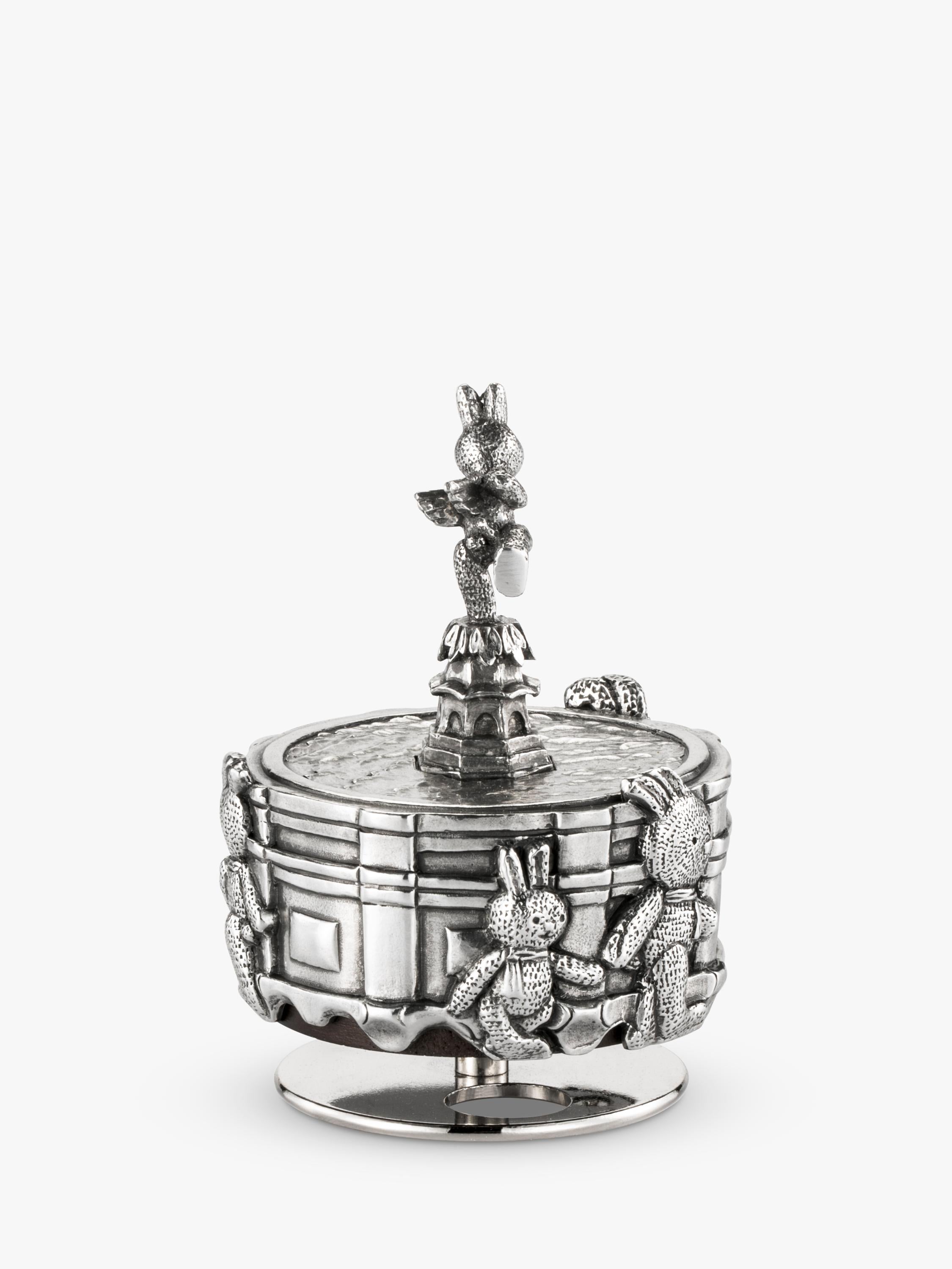 Royal Selangor pewter carousel Piccadilly Circus bunny 9.5cm - British product