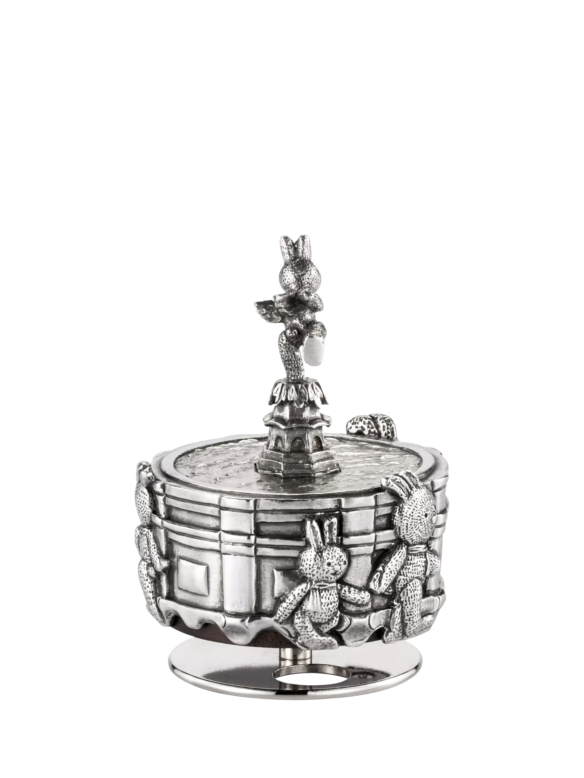 Royal Selangor pewter carousel Piccadilly Circus bunny 9.5cm - British product
