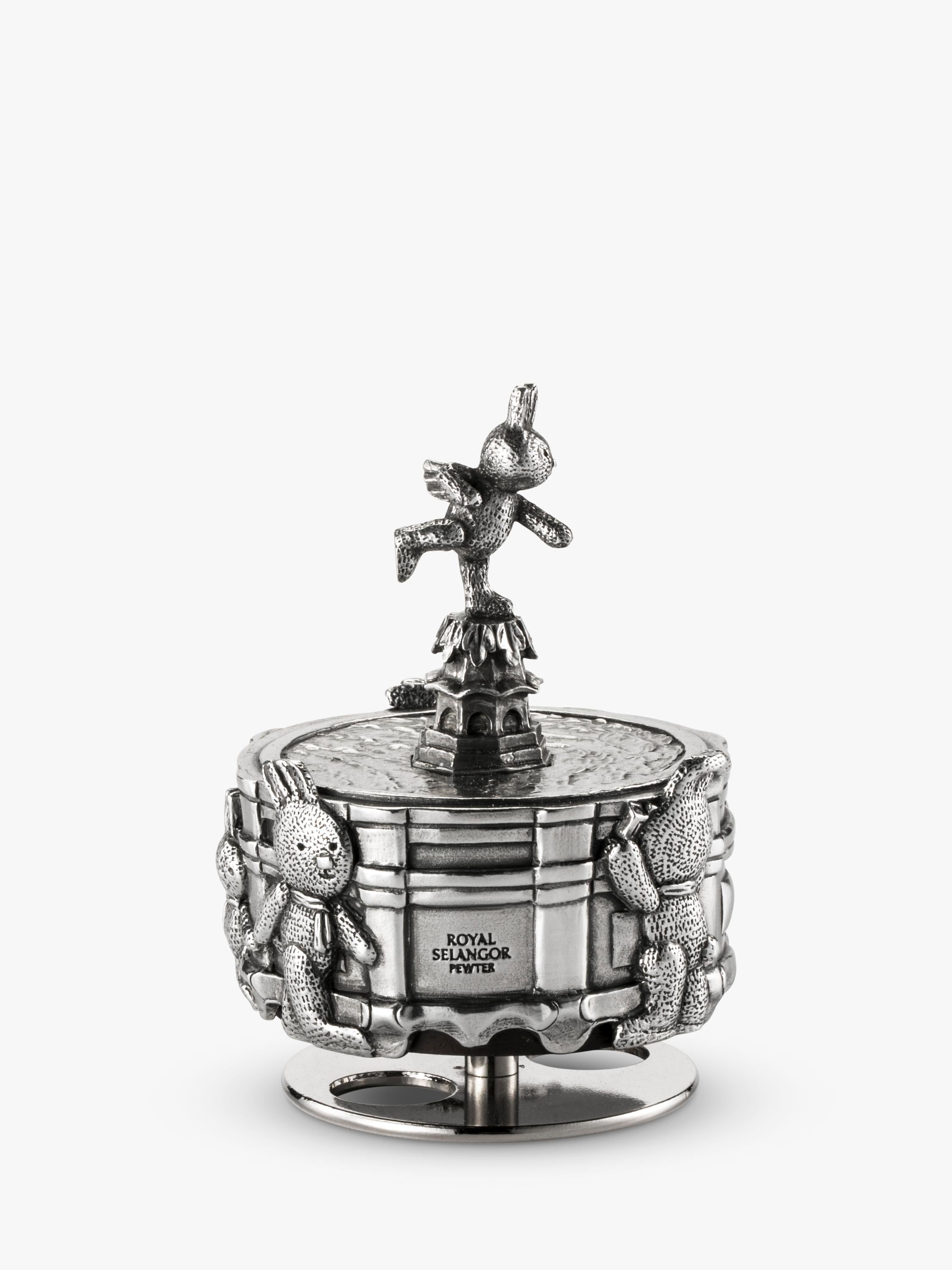 Royal Selangor pewter carousel Piccadilly Circus bunny 9.5cm - British product