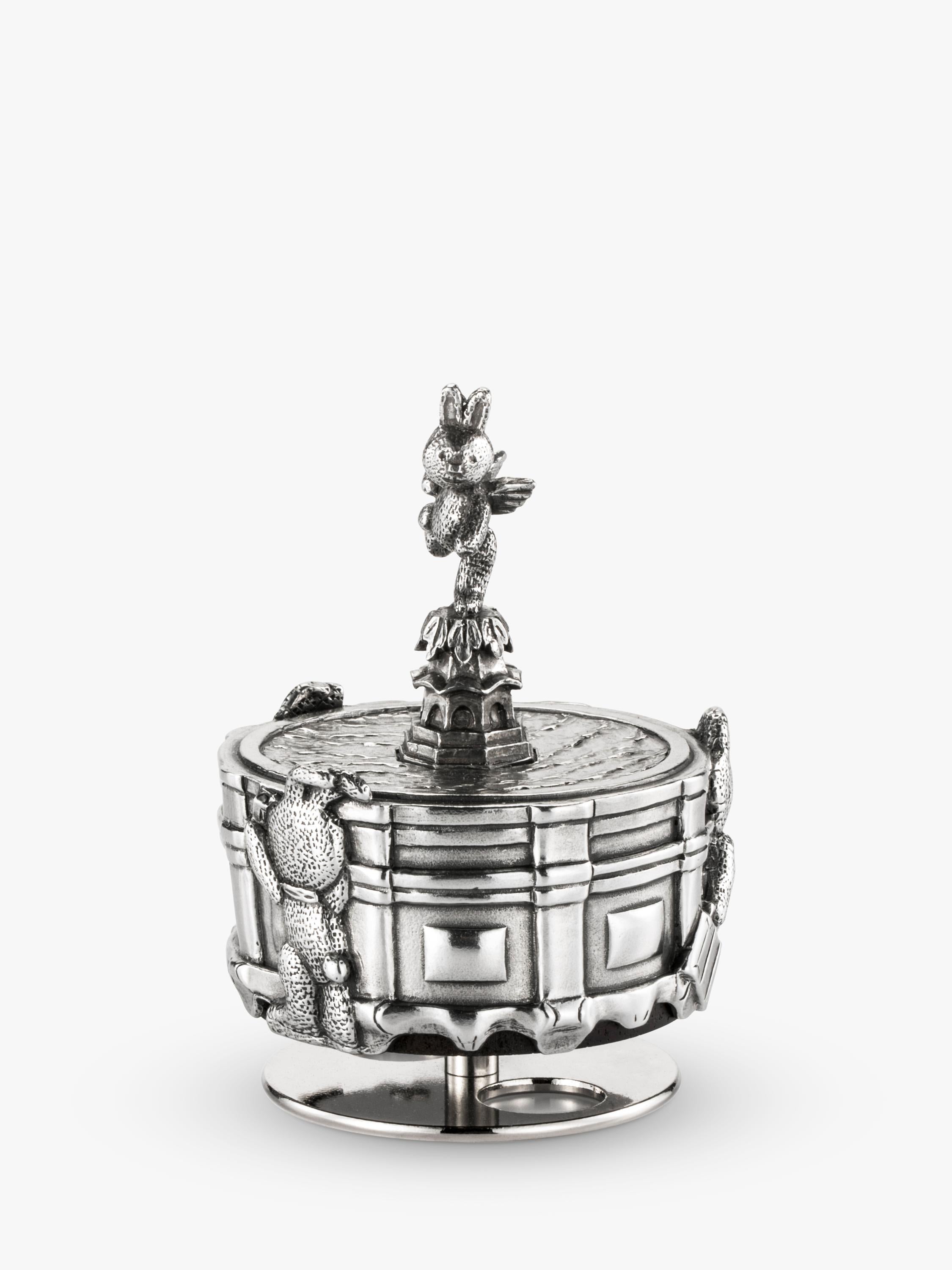 Royal Selangor pewter carousel Piccadilly Circus bunny 9.5cm - British product