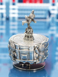 Royal Selangor pewter carousel Piccadilly Circus bunny 9.5cm - British product