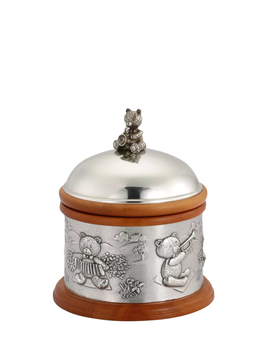 Royal Selangor pewter music box Teddy Bears Picnic - British product