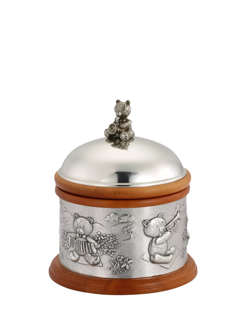 Royal Selangor pewter music box Teddy Bears Picnic - British product