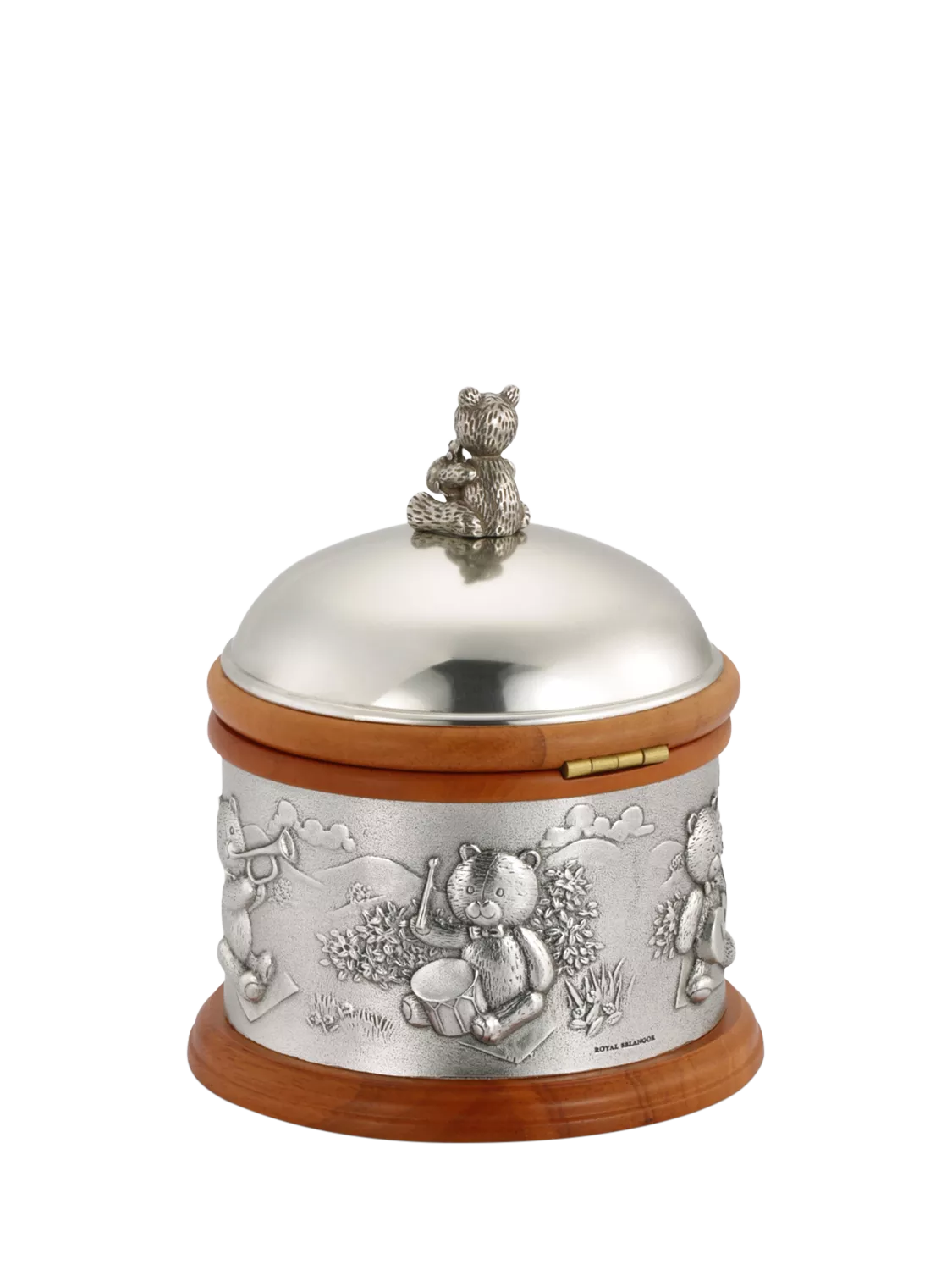 Royal Selangor pewter music box Teddy Bears Picnic - British product