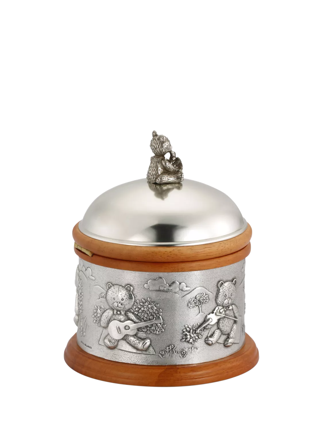 Royal Selangor pewter music box Teddy Bears Picnic - British product
