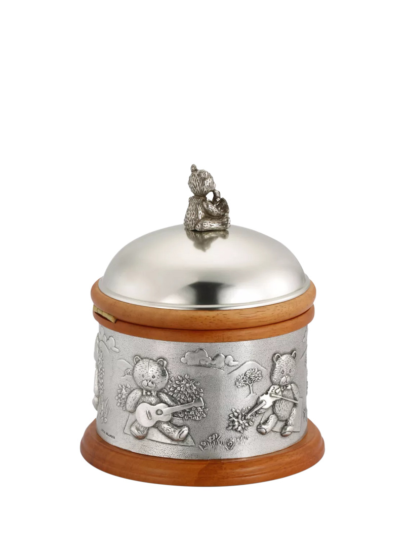 Royal Selangor pewter music box Teddy Bears Picnic - British product