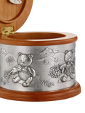 Royal Selangor pewter music box Teddy Bears Picnic - British product