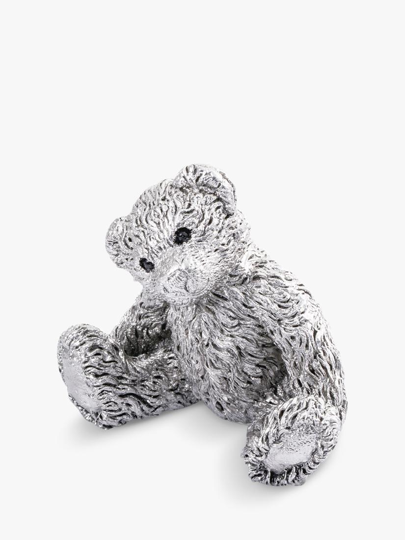 Royal Selangor pewter teddy bear figurine 6.5cm (British brand)