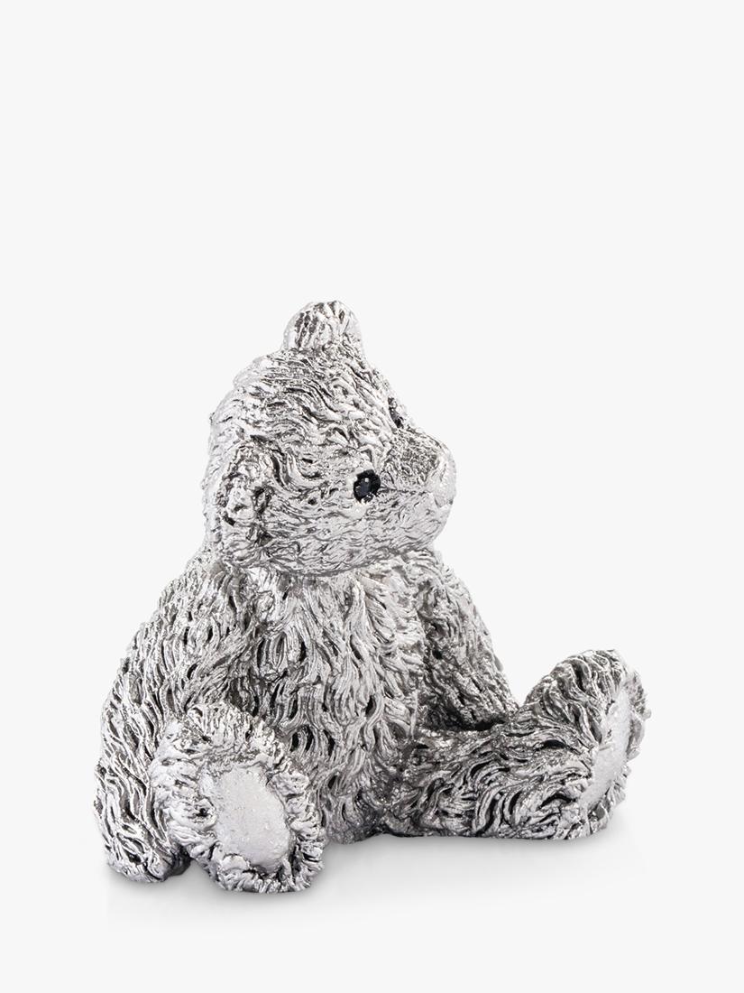 Royal Selangor pewter teddy bear figurine 6.5cm (British brand)