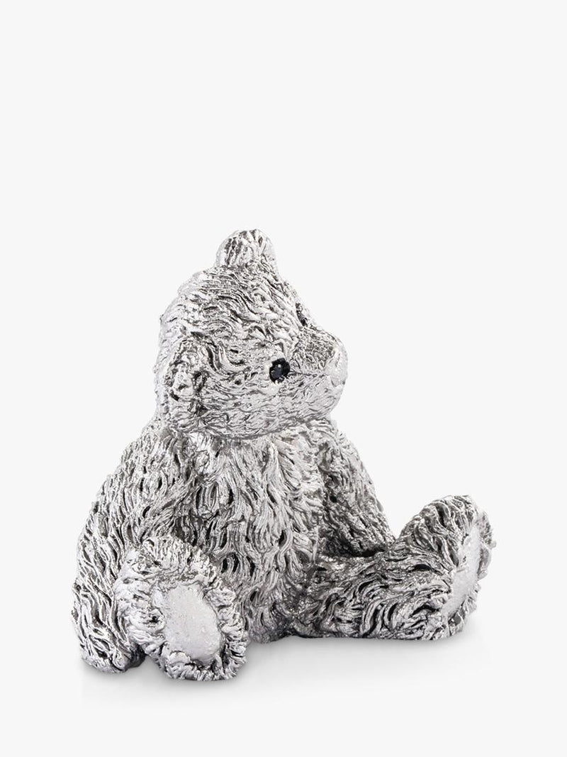 Royal Selangor pewter teddy bear figurine 6.5cm (British brand)