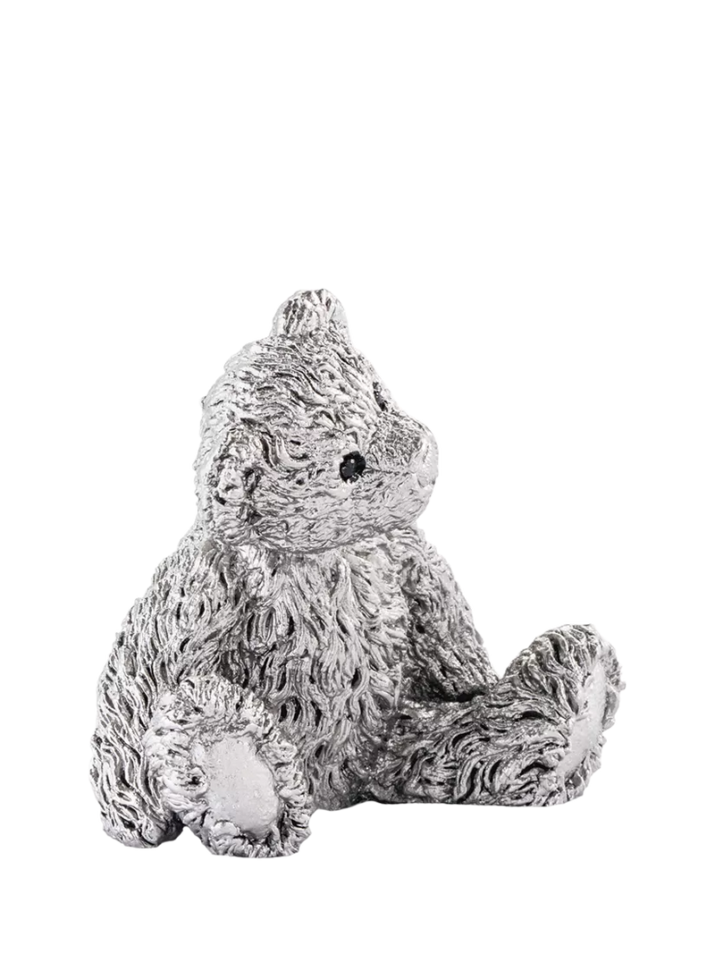 Royal Selangor pewter teddy bear figurine 6.5cm (British brand)
