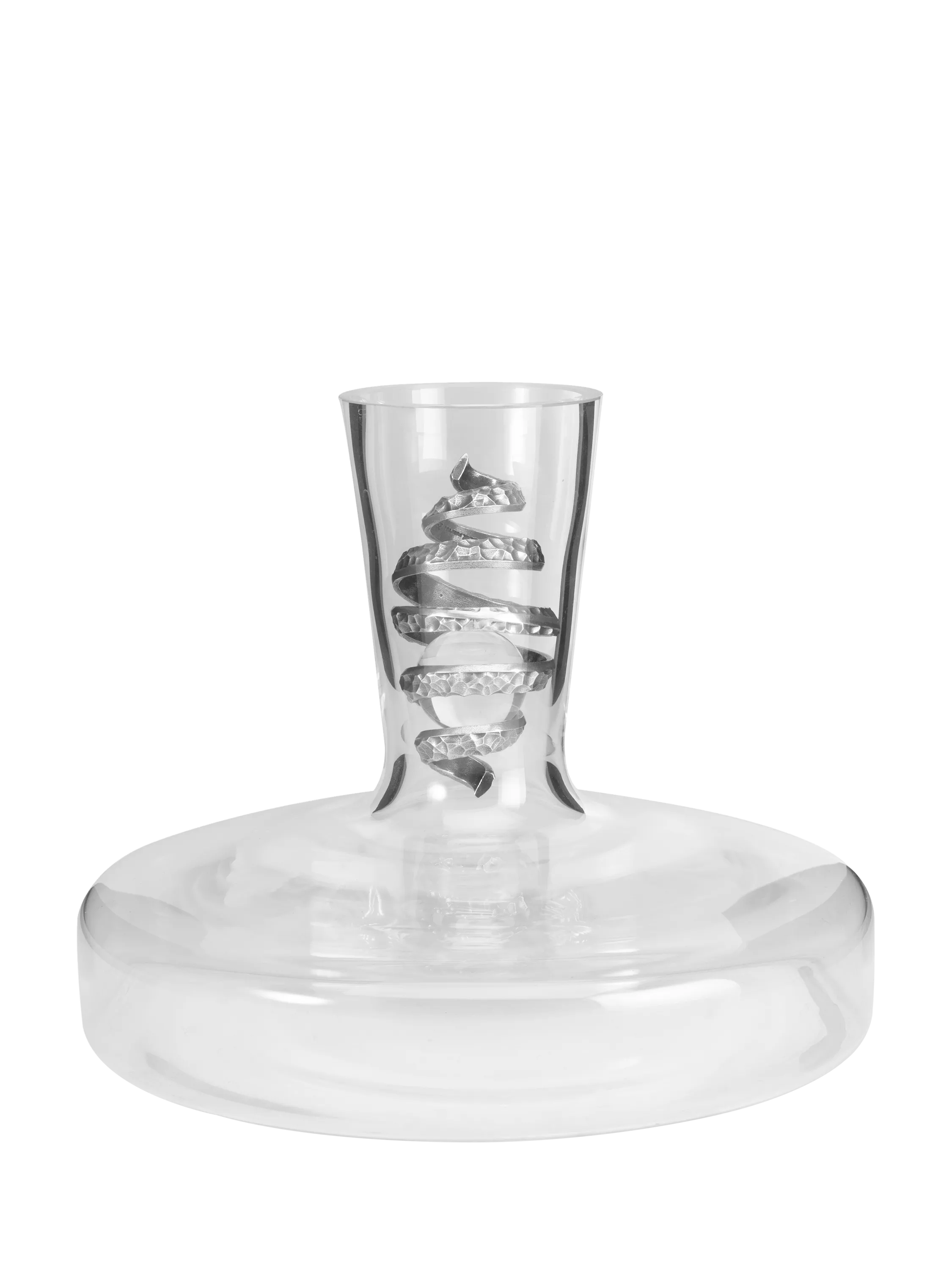 Royal Selangor Helix pewter wine aerator, imported from the UK