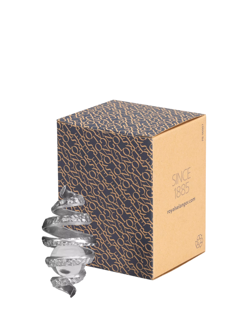 Royal Selangor Helix pewter wine aerator, imported from the UK