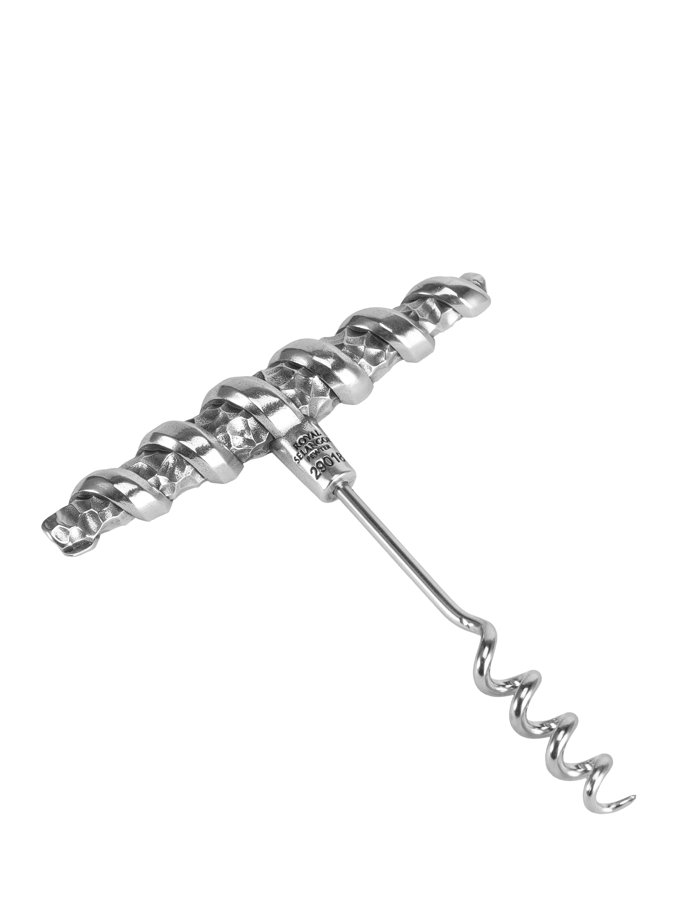 Royal Selangor Helix pewter corkscrew - British product