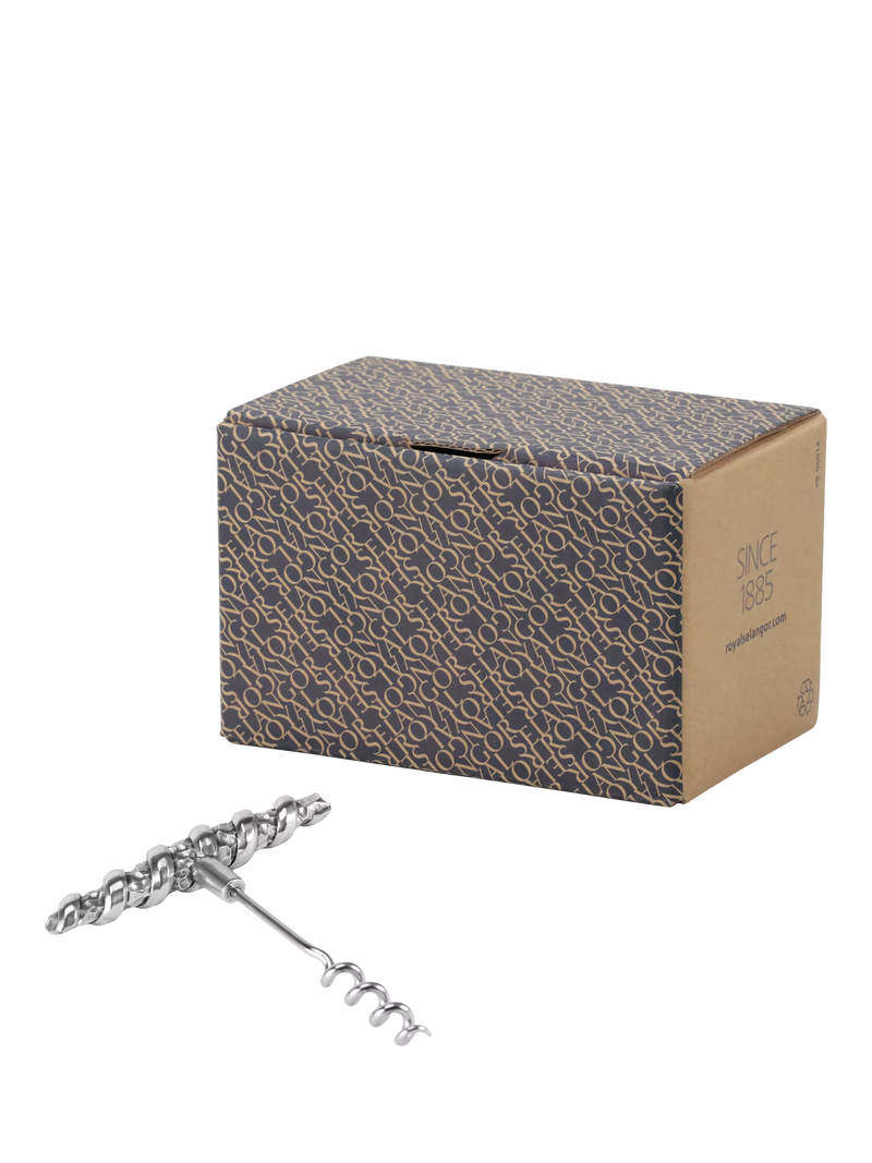 Royal Selangor Helix pewter corkscrew - British product