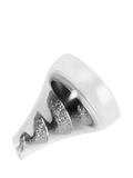 Royal Selangor Helix pewter wine funnel with sieve, imported from the UK