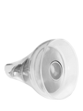 Royal Selangor Helix pewter wine funnel with sieve, imported from the UK