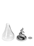 Royal Selangor Helix pewter wine funnel with sieve, imported from the UK