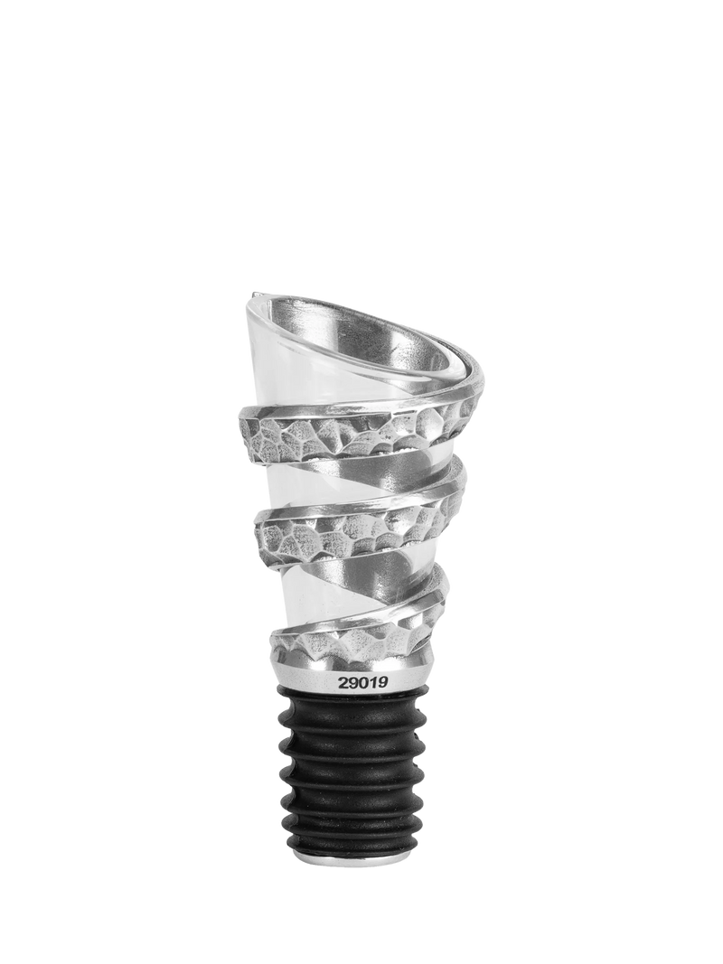 Royal Selangor Helix pewter wine pourer - British product