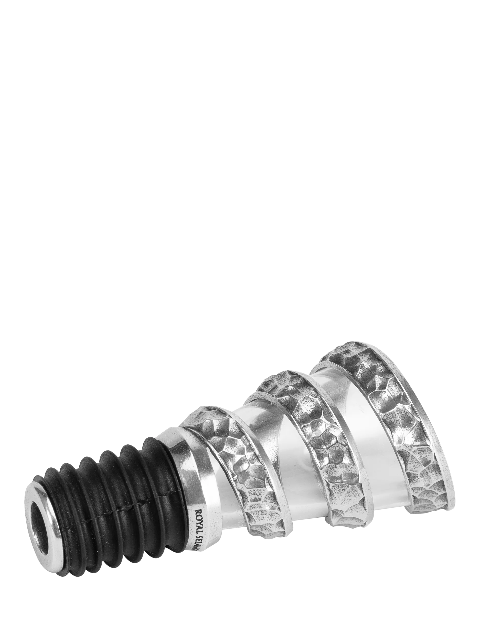 Royal Selangor Helix pewter wine pourer - British product
