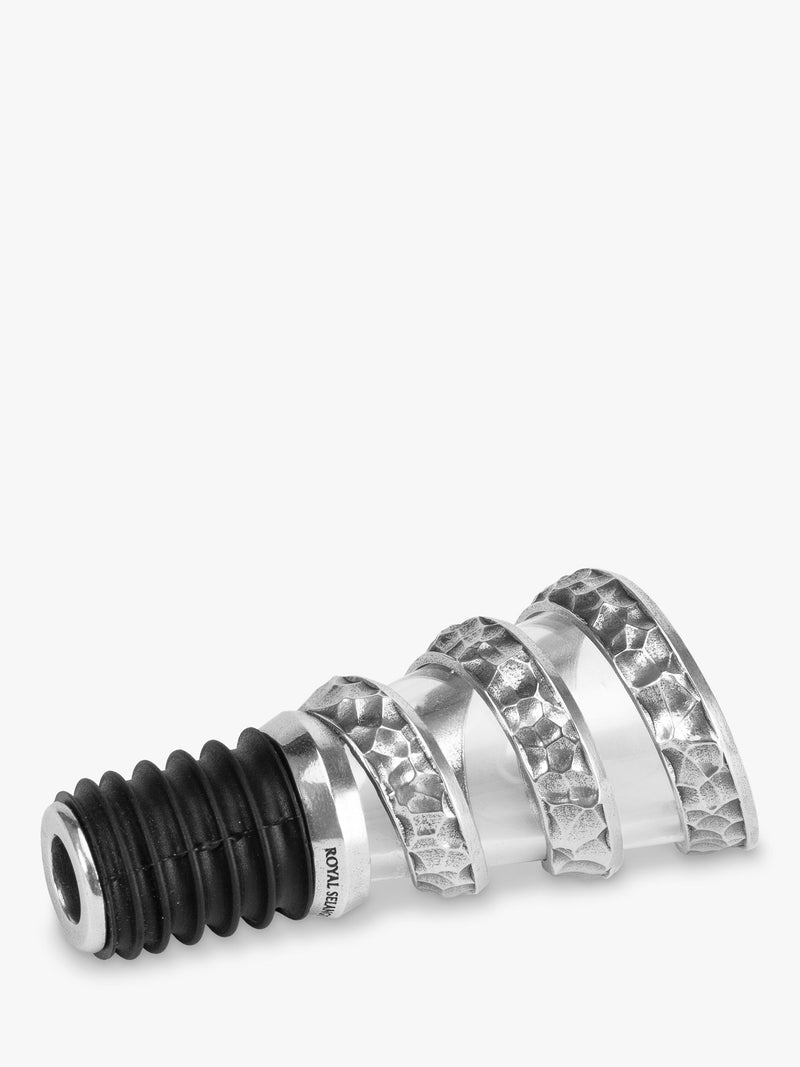 Royal Selangor Helix pewter wine pourer - British product