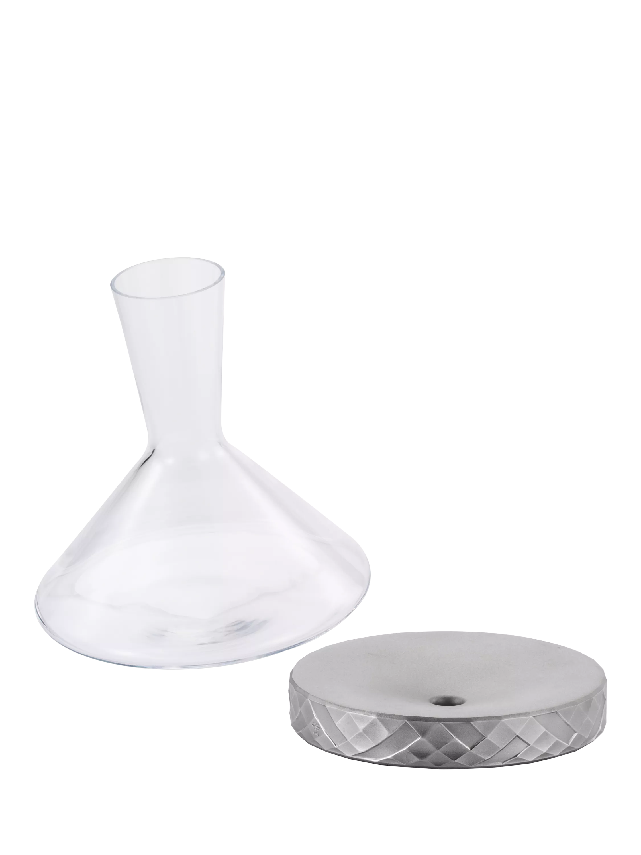 Royal Selangor decanter 1L with cooling coaster clear - British product