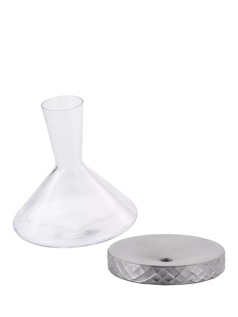 Royal Selangor decanter 1L with cooling coaster clear - British product