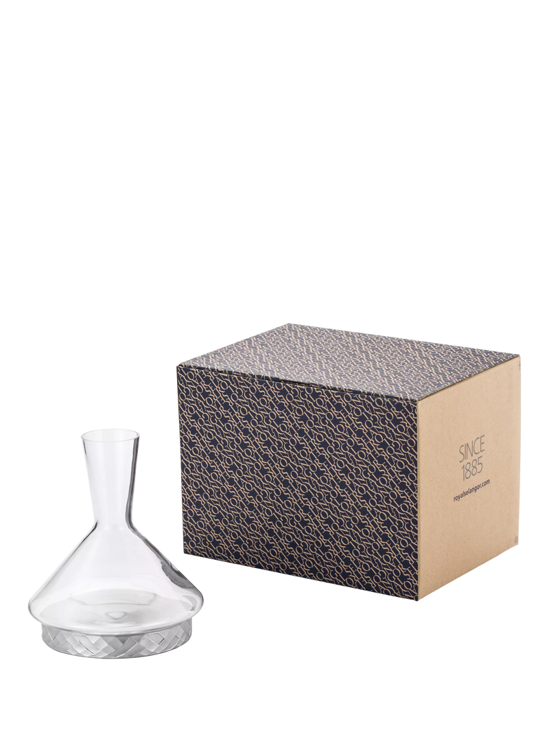Royal Selangor decanter 1L with cooling coaster clear - British product
