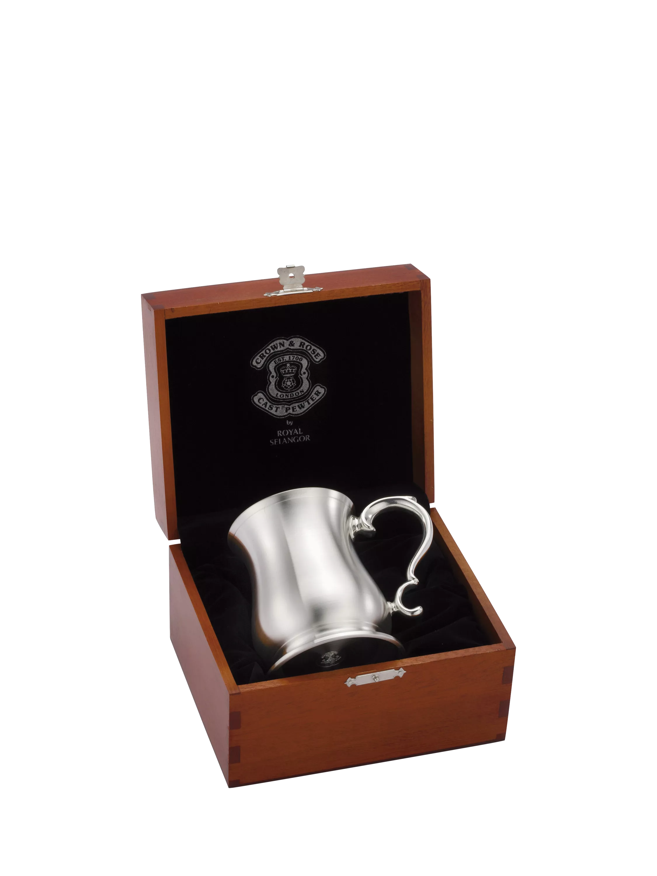 Royal Selangor Crown & Rose bell tankard 1 pint - British product