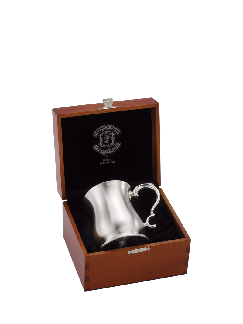 Royal Selangor Crown & Rose bell tankard 1 pint - British product