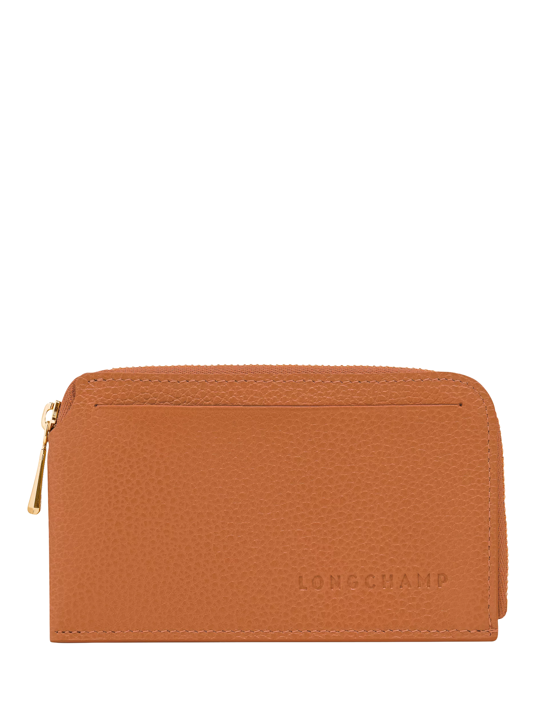 Longchamp Le Foulonné Zipped Leather Cardholder