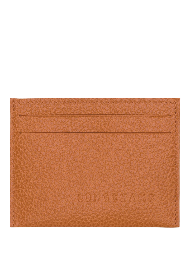 Longchamp Le Foulonné Leather Card Holder