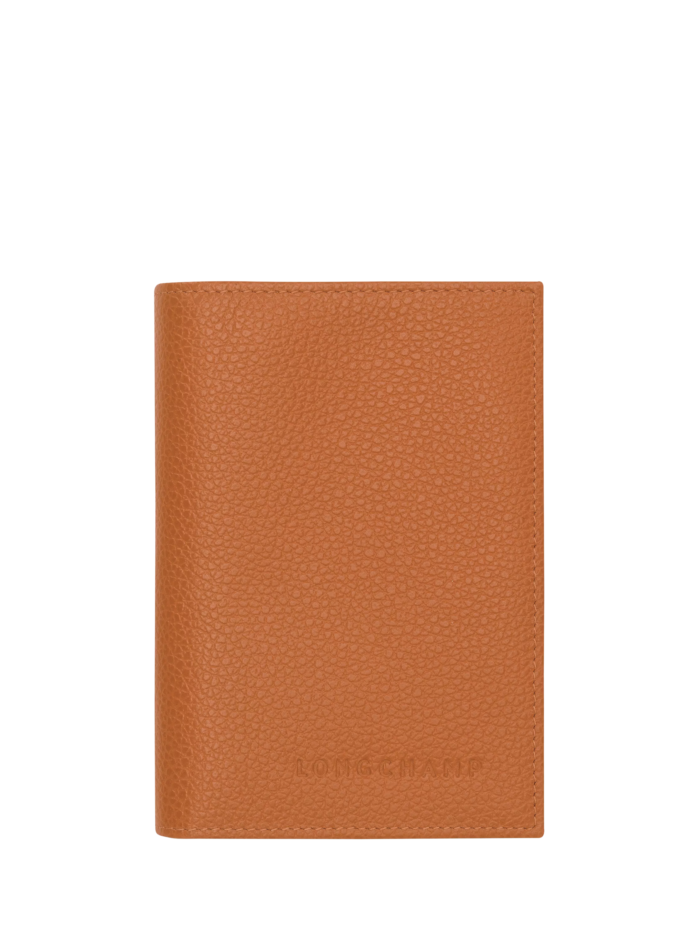 Longchamp Le Foulonné Leather Passport Cover