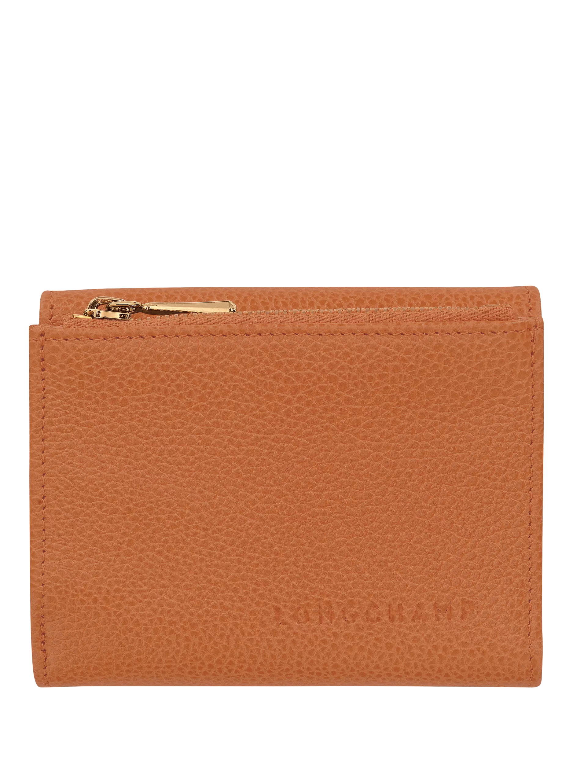 Longchamp Le Foulonné Compact Leather Wallet