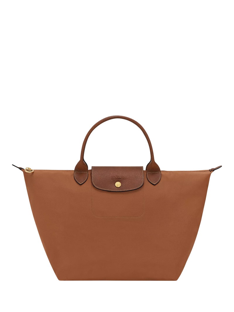 Longchamp Le Pliage Original Medium Top Handle Bag, Cognac