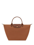 Longchamp Le Pliage Original Medium Top Handle Bag, Cognac