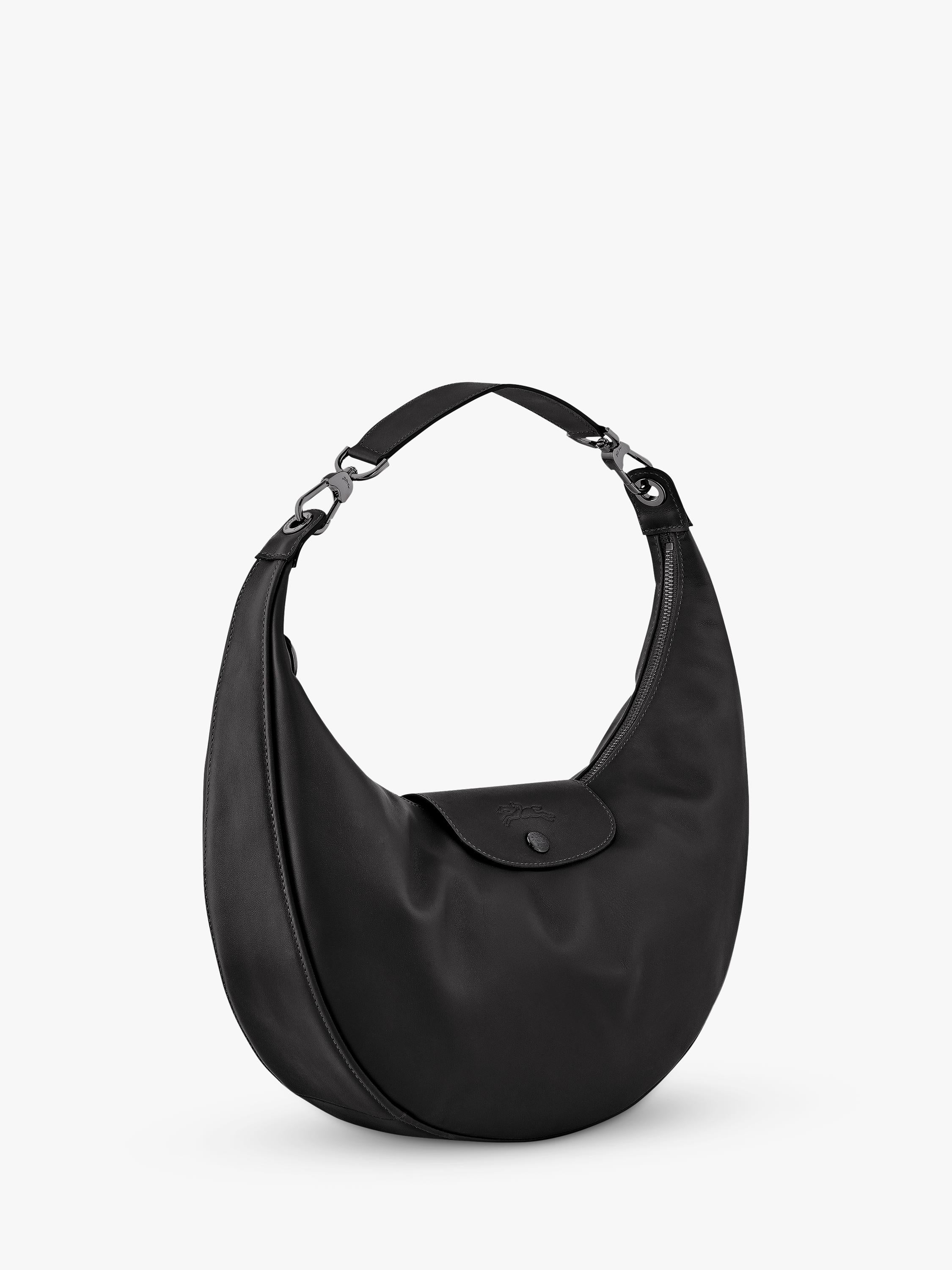 Longchamp Le Pliage Xtra L leather shoulder bag, imported from the UK