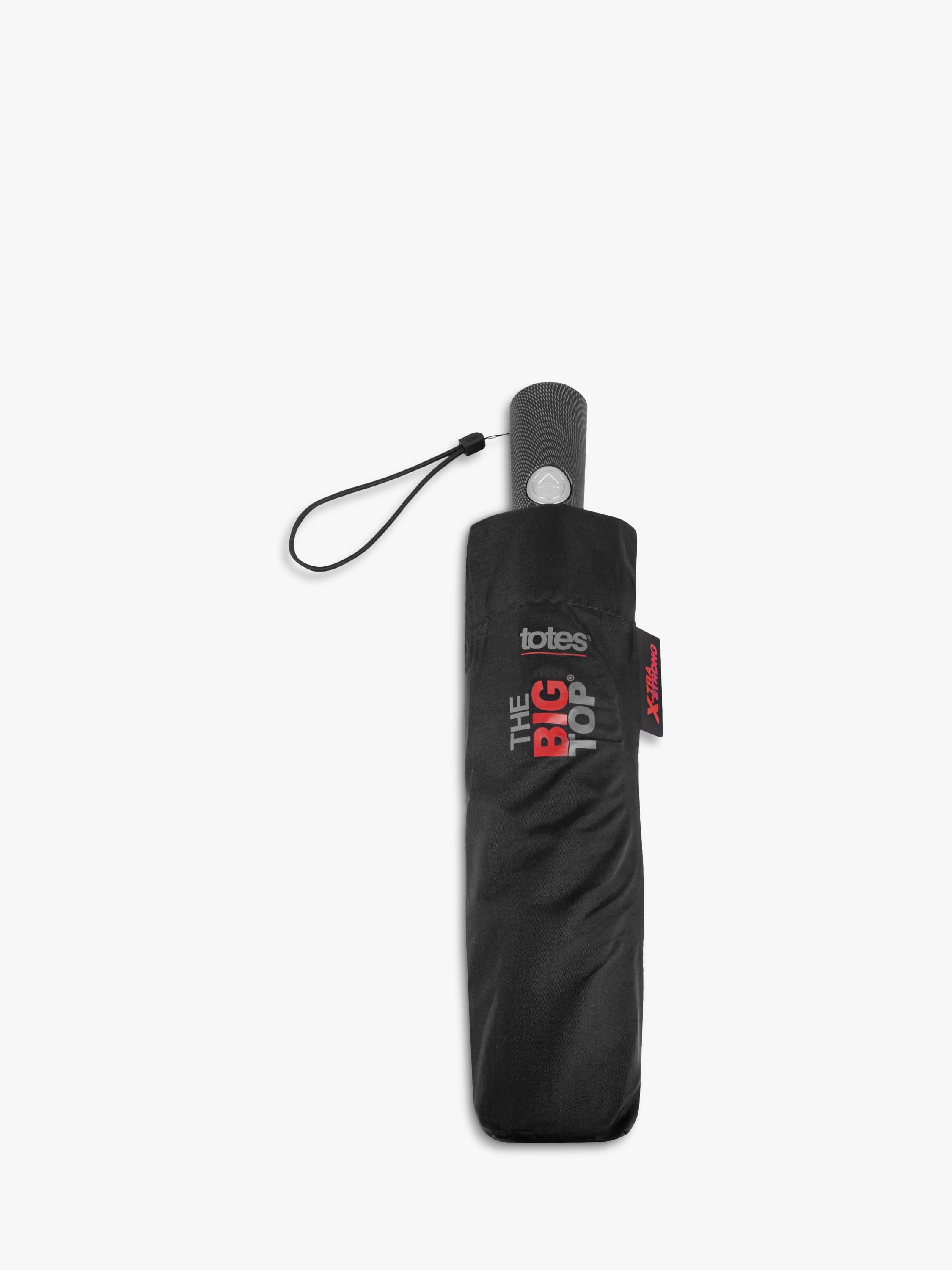 totes big top umbrella 123cm black, UK version