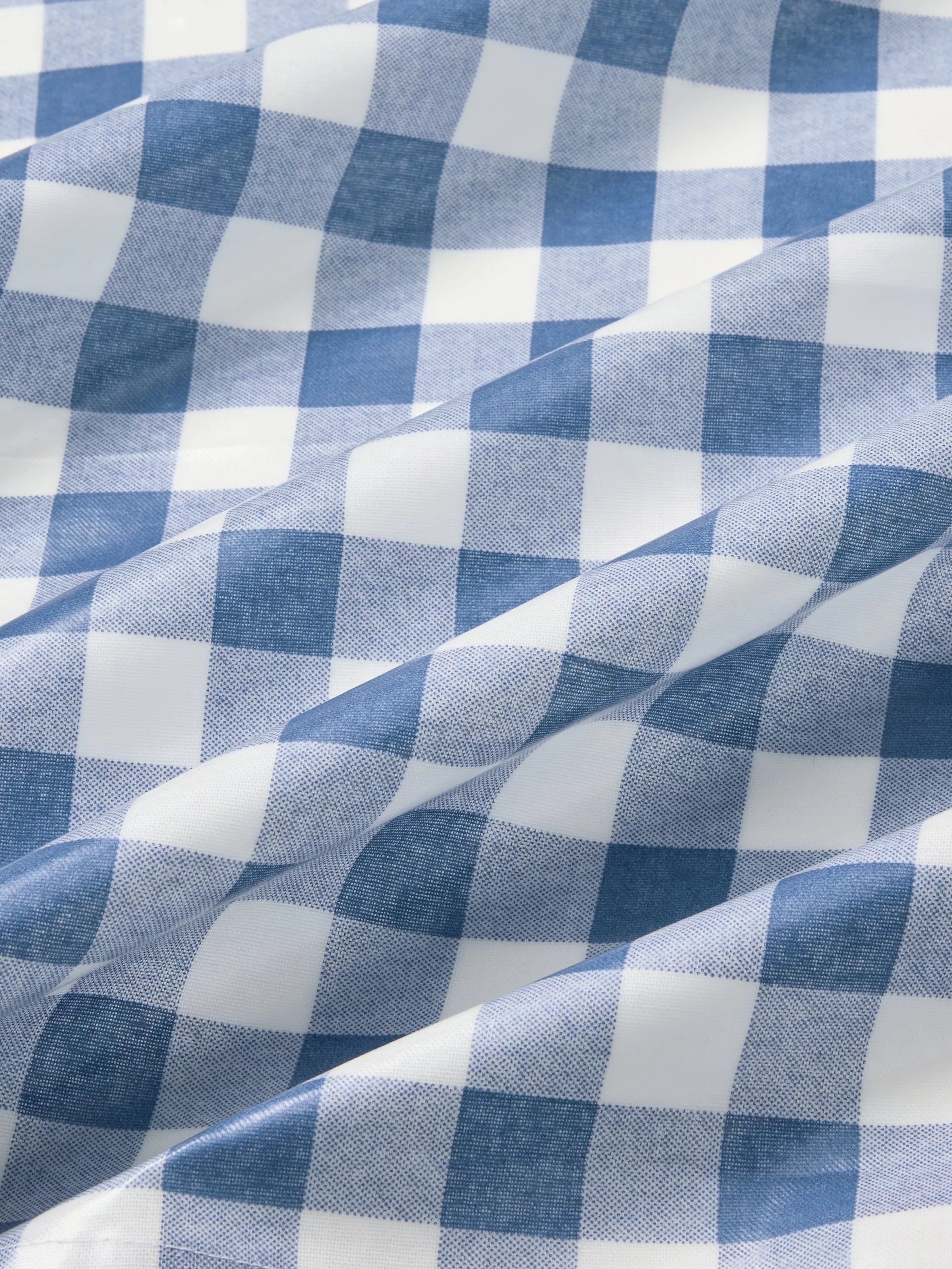 John Lewis blue gingham tablecloth 230x140cm, UK version