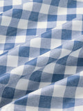 John Lewis blue gingham tablecloth 230x140cm, UK version